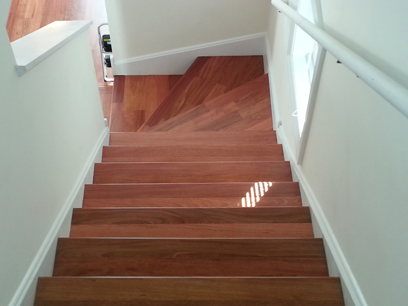 refinishing service offers the possibility of new colored flooring