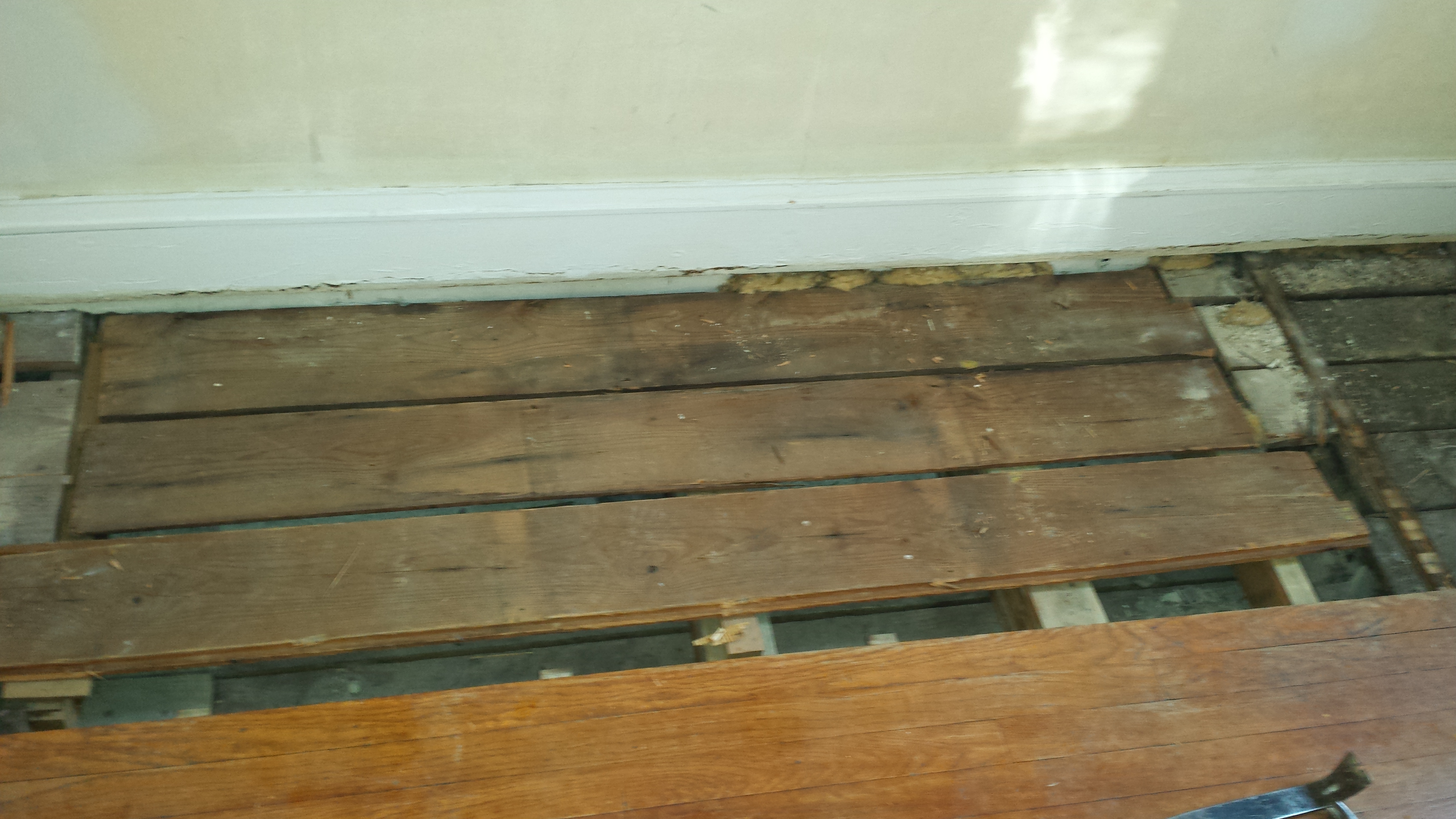 Repaired flooring