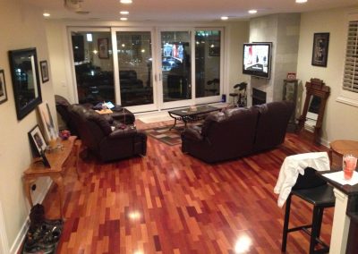 New Living Room in Lake Forest Engineered Hardwood Flooring