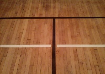Commercial basketball court in Chicago, Il
