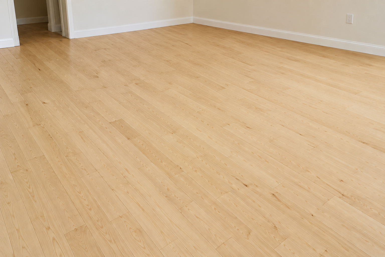 Unfinished maple hardwood flooring in Chicago, IL by Midwest Hardwood Floors